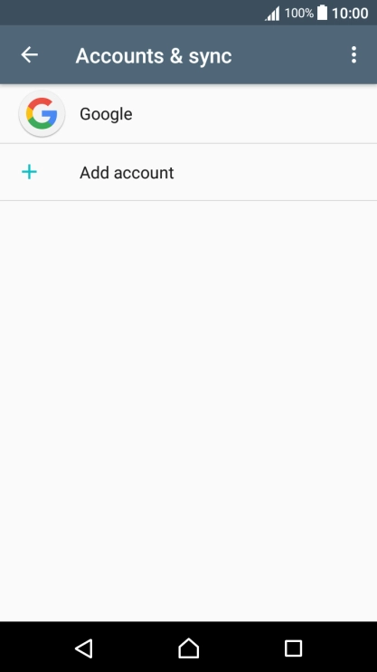 Press Add account.