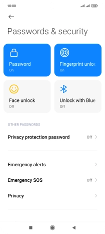 Press Password.
