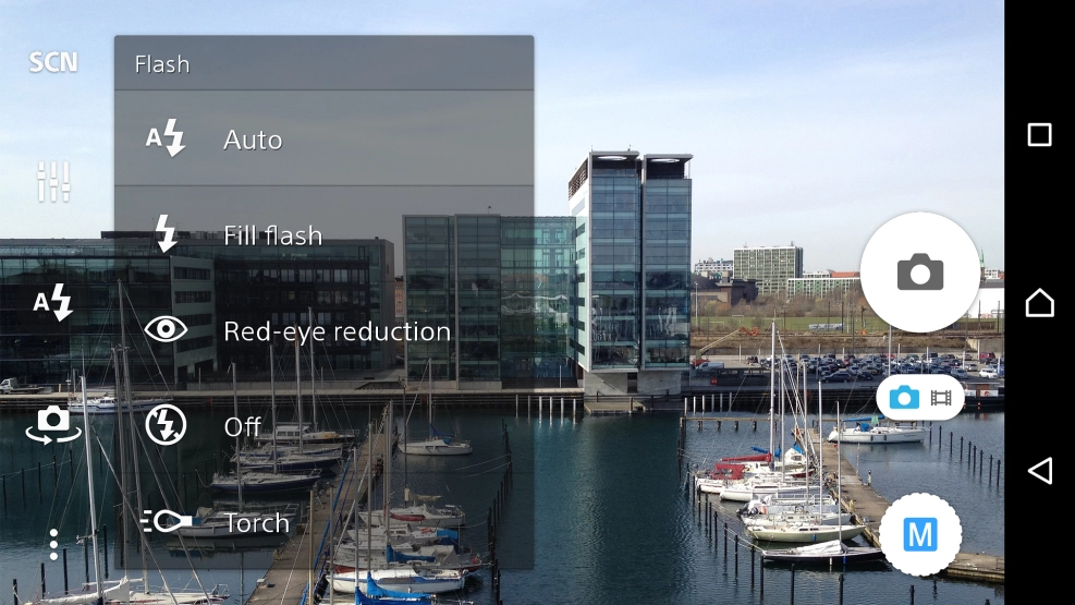 Press the required setting.