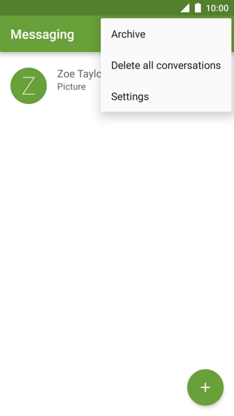 Press Settings.