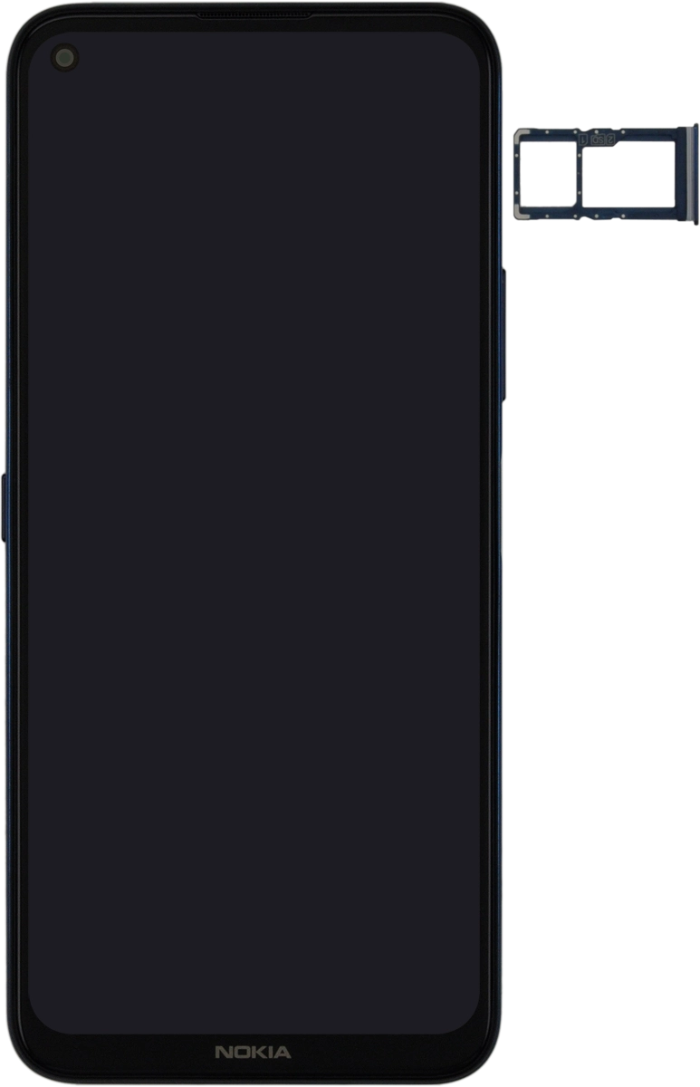 Turn your SIM as illustrated next to the SIM holder and place it in the SIM holder.