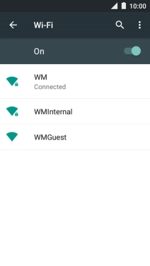 Press the Home key to return to the home screen.