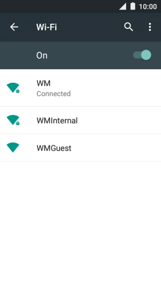 Press the Home key to return to the home screen.