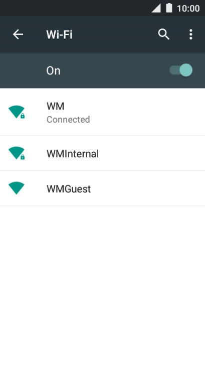 Press the Home key to return to the home screen.