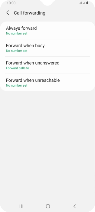 Press the Home key to return to the home screen.