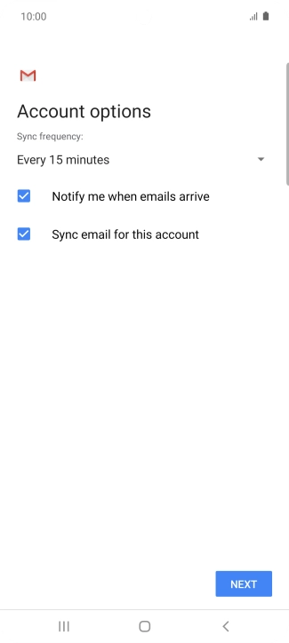 Press the drop down list below 