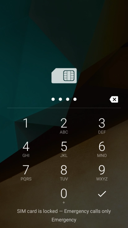 If you're asked to key in your PIN, do so and press the confirm icon.