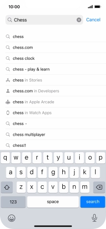 Press search.