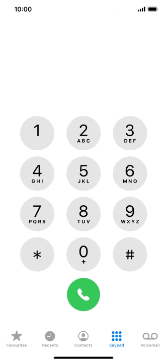 Press Keypad.