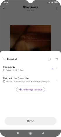 Press the add icon.