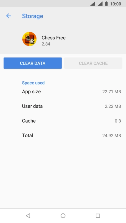 Press the Home key to return to the home screen.