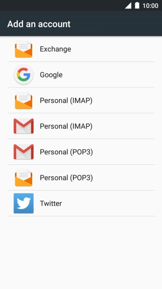 Press Google.