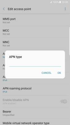 Key in mms and press OK.