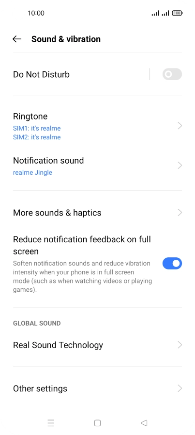 Press Ringtone.