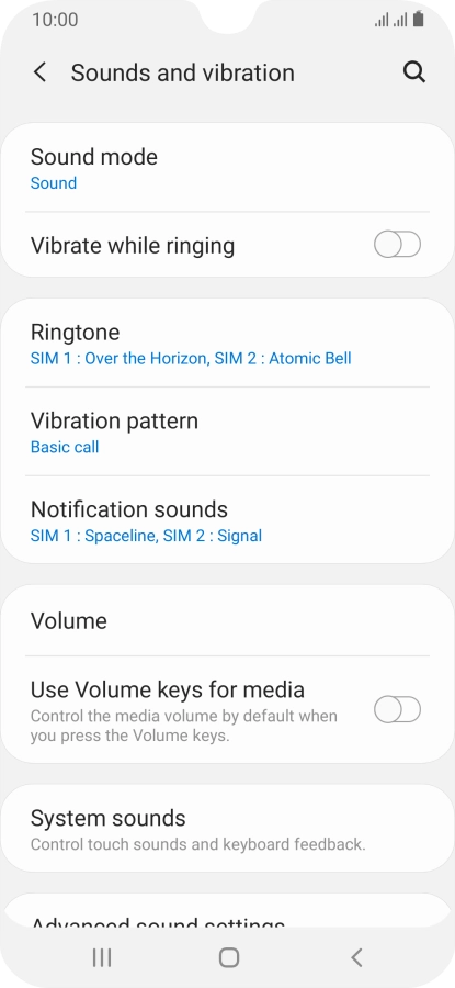 Press Ringtone.