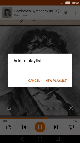 Press NEW PLAYLIST.