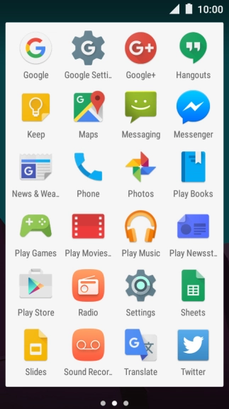 Press Play Store.