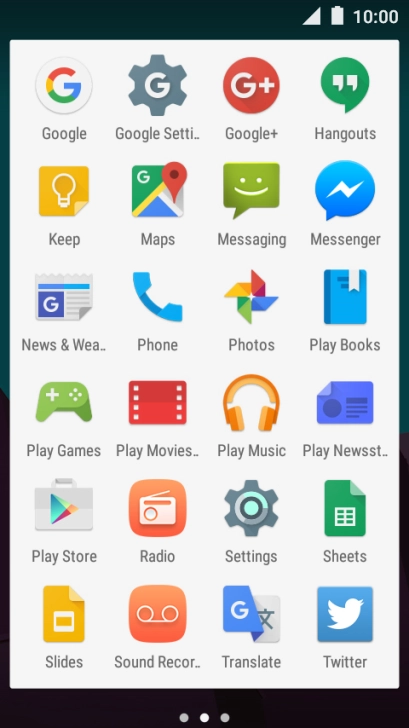Press Play Store.