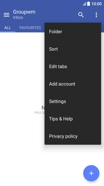 Press Settings.