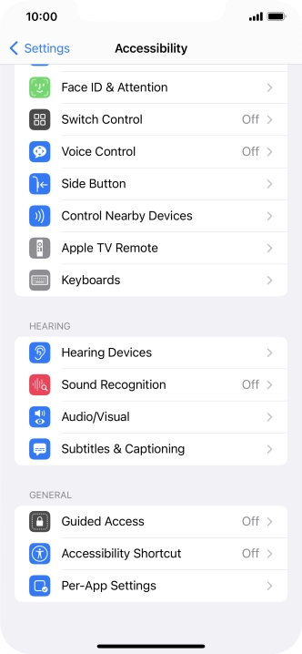 Press the required category below 
