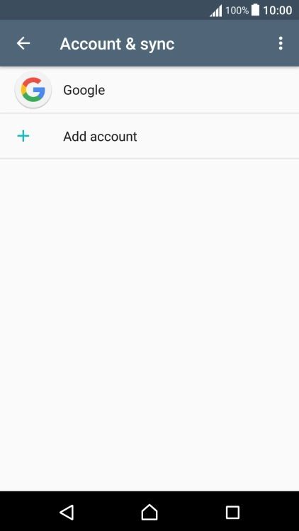 Press Add account.