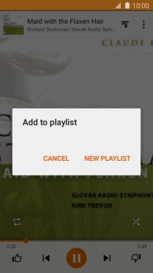 Press NEW PLAYLIST.