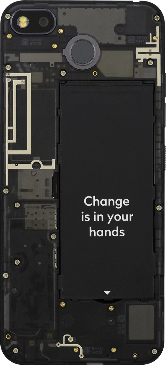 Take hold of the bottom of the battery and remove it.