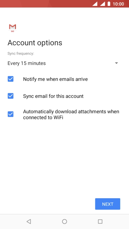 Press the drop down list below 