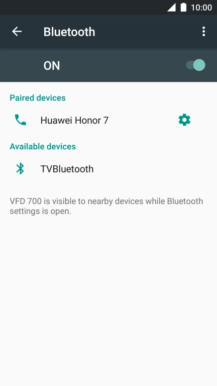 Press the Home key to return to the home screen.