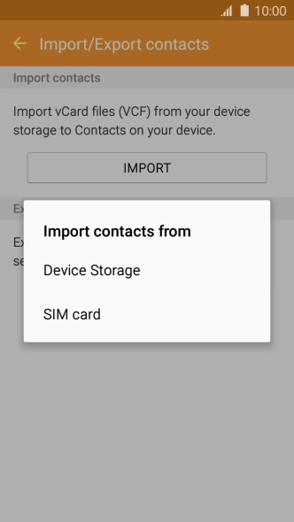Press SIM card.