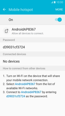 Press the Home key to return to the home screen.