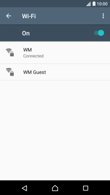 Press the Home key to return to the home screen.