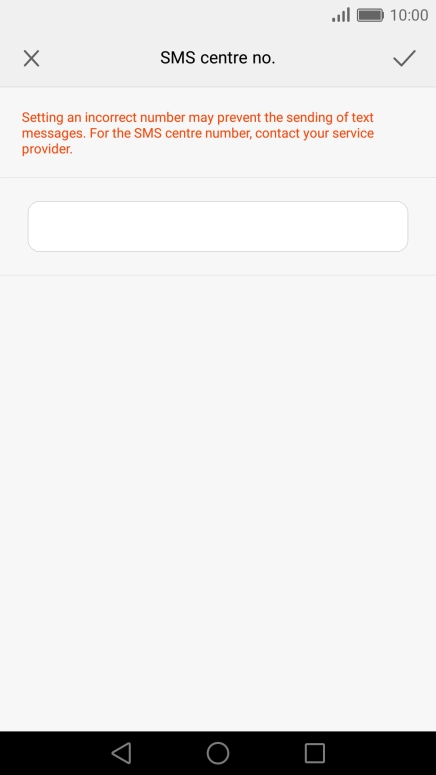 Key in +35387699989 and press the confirm icon.