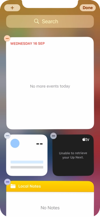 Press the add icon.