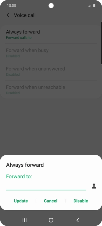 Press Disable.