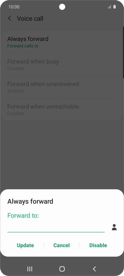 Press Disable.