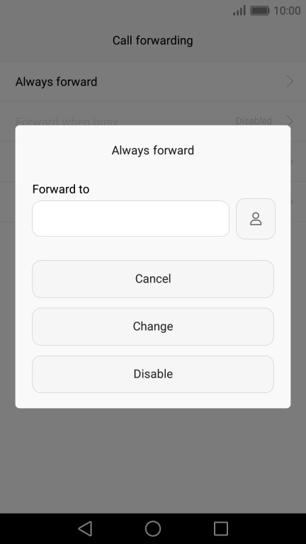 Press Disable.