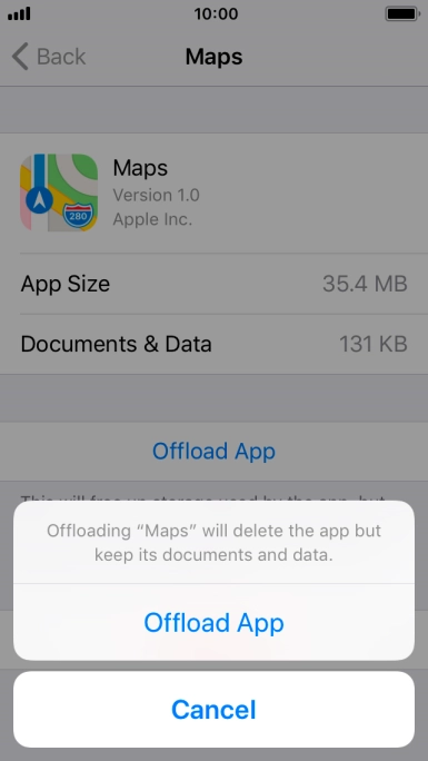 Press Offload App.