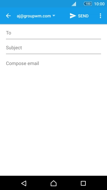 Press To and key in the first letters of the recipient's name.