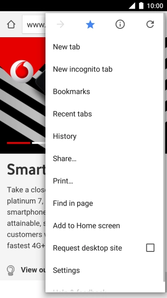 Press Bookmarks.