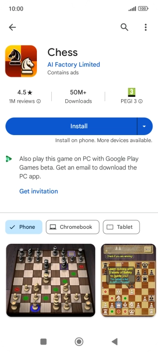 Press the Home key to return to the home screen.