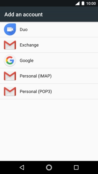Press Google.