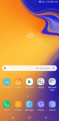 When the battery charging icon is displayed, the battery is charging.