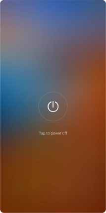 Press Tap to power off.