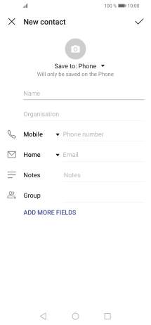 Press the address book drop down list.