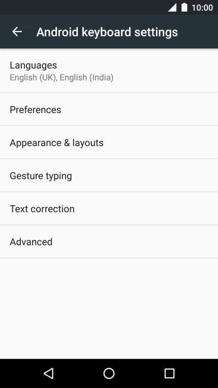 Press Text correction.