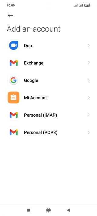 Press Google.