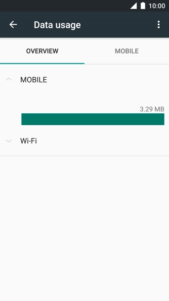Press MOBILE.
