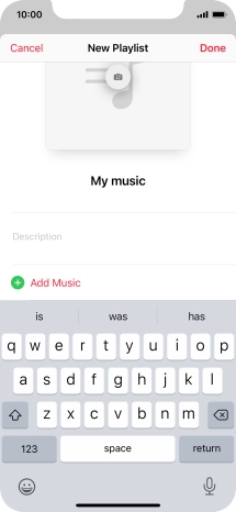 Press Add Music.