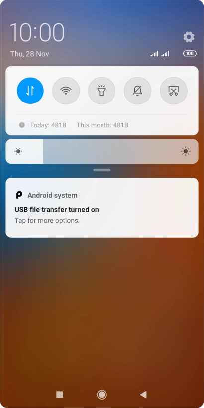 Press Tap for more options.